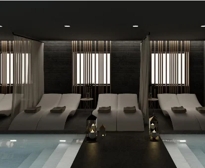 Spa con centro de bienestar de los apartamentos Neptuno en Calella