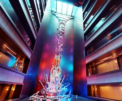 Centro de saunas del Spa del Hotel VP Plaza España en Madrid