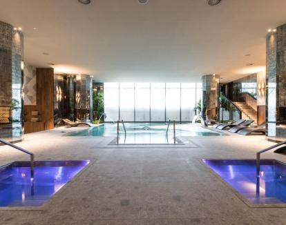 Foto del fabuloso spa con más de 1000 metros cuadrados.