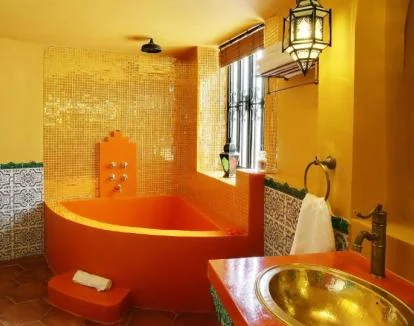 Foto de la Habitación Doble con terraza y jacuzzi privado.