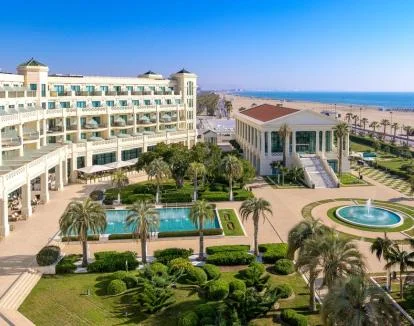 Foto de este hotel balneario con spa de lujo.