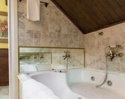Foto de la elegante Suite Superior con jacuzzi privado y balcón con vistas.