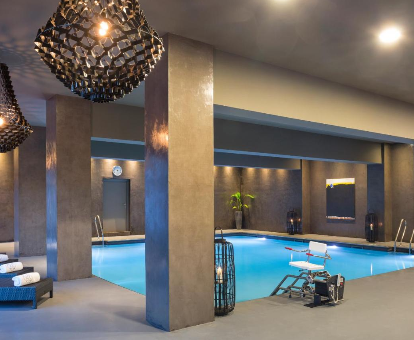 Foto del elegante spa que se encuentra en el hotel Ama Islantilla Resort
