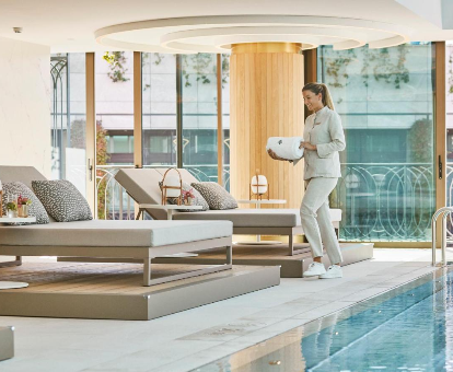 Foto del centro de spa que se encuentra en el Four Seasons Hotel Madrid