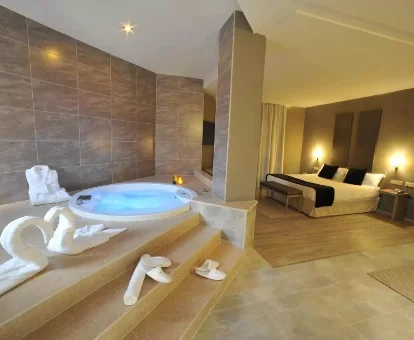 Foto de la Suite con bañera de hidromasaje que se encuentra en el Hotel Luve