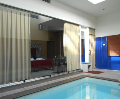 Foto de la piscina privada de la habitación doble que se encuentra en el Hotel Route 42
