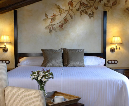 Foto de la habitación que se encuentra en la suite del Hotel Rural Los Ánades
