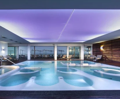 Foto del impresionante spa que se encuentra en el Parador de Cádiz 

