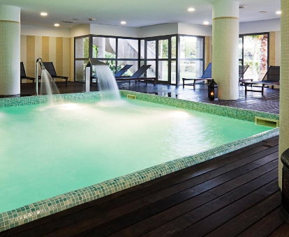 Foto del spa con piscina cubierta del Precise Resort El Rompido-The Hotel
