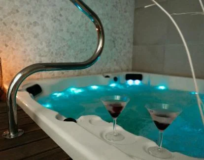 Foto del jacuzzi del centro de bienestar del hotel.