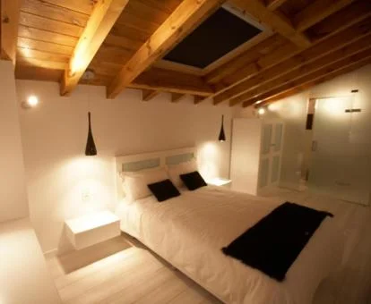 Una de las habitaciones de este coqueto hotel con encanto.
