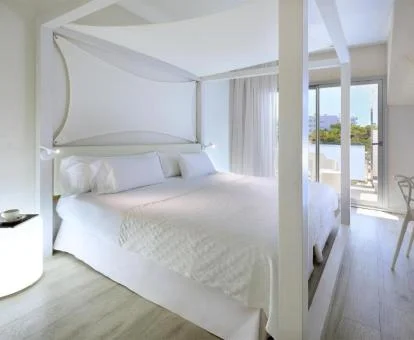 Una de las luminosas habitaciones de este precioso hotel con encanto.