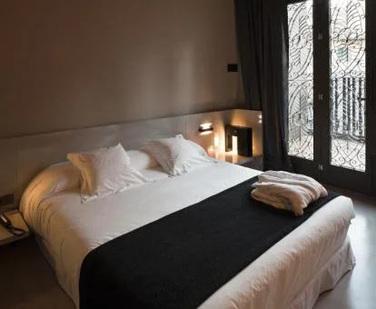 Una de las preciosas habitaciones de este elegante hotel con encanto.