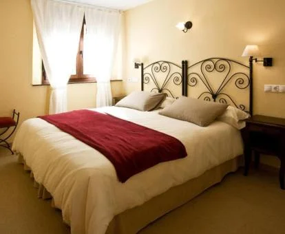 Acogedora habitación de este hotel con encanto.