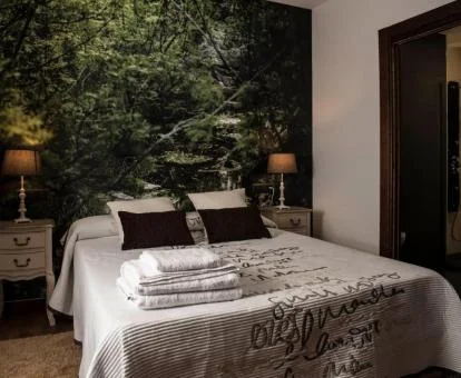 Una de las acogedoras habitaciones dobles del hotel.