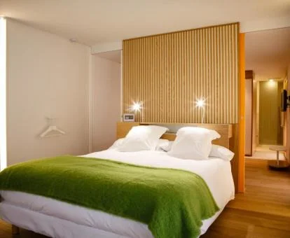 Una de las fabulosas habitaciones de este elegante hotel.