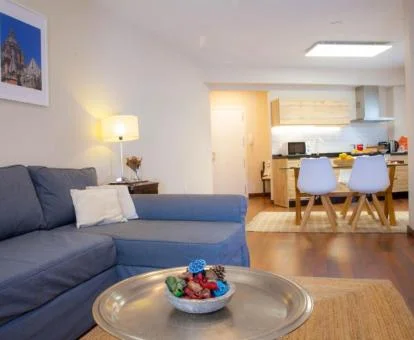 Uno de los coquetos apartamentos de este establecimiento.