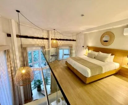 Una de las preciosas habitaciones dobles del hotel.