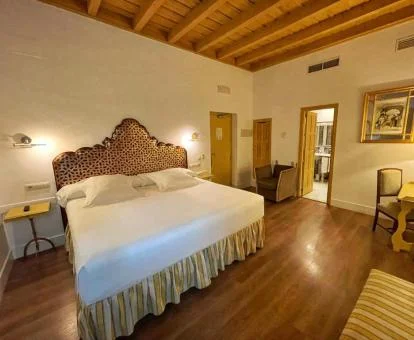 Una de las preciosas habitaciones de este hotel con encanto.
