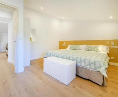 Una de las coquetas habitaciones dobles de este hotel con encanto.