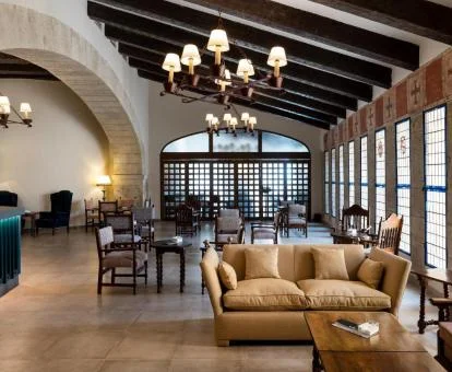 Una de las zonas comunes de este precioso parador.