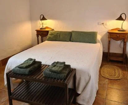 Una de las acogedoras habitaciones de este hotel con encanto.