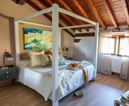 Una de las preciosas habitaciones de este hotel con encanto.