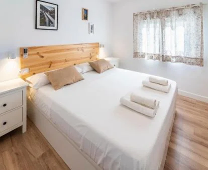 Una de las acogedoras habitaciones dobles del hotel.